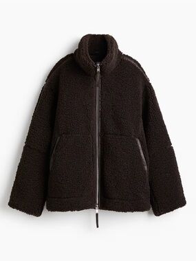 H&M Loose Fit Teddy Jacket XS